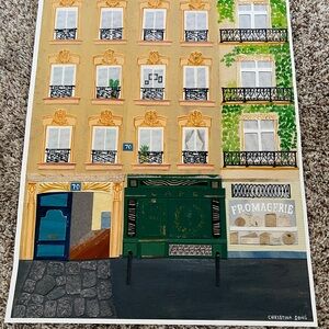 Parisian Street Scene Art Print 16 x 20